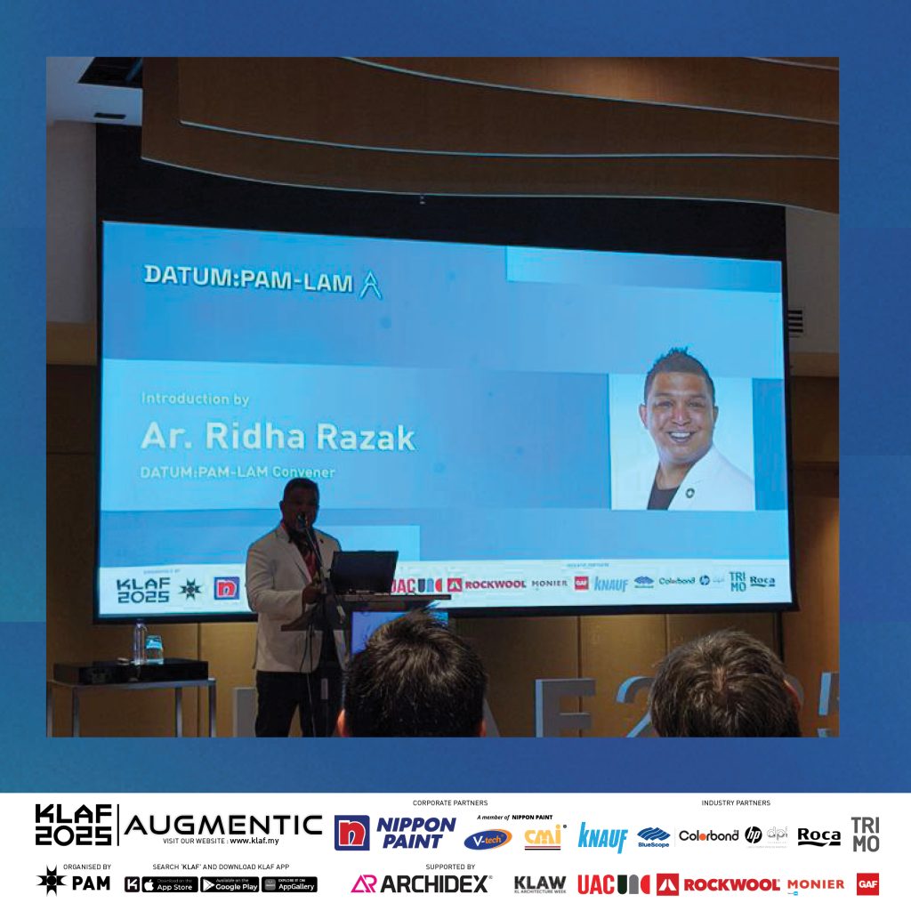 DATUM PAM-LAM Big ideas, bold voices, and the future of architecture took center stage at DATUM: PAM–LAM 2025 on 21 July at Novel Hall 2, MITEC! Convened by Ar. Ridha Razak, the event opened with a visionary speech by Dato' Ar. Azman Md Hashim on the future of LAM, followed by Ar. Azim A. Aziz’s eye-opening “State of the Profession” survey. Post-coffee buzz, Ar. Chris & Ar. Esmonde Yap broke down the limits of ACP & IDCP marketing. Ar. Sharina Intan Abdullah addressed firm succession, and Adj. Prof. Ar. Dr. Tan Loke Mun wrapped with the powerful LAM-BOS system!