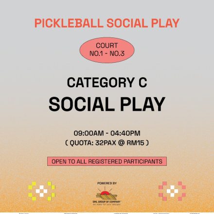 KLAF x DML Pickle Ball Challenge C – Social Play