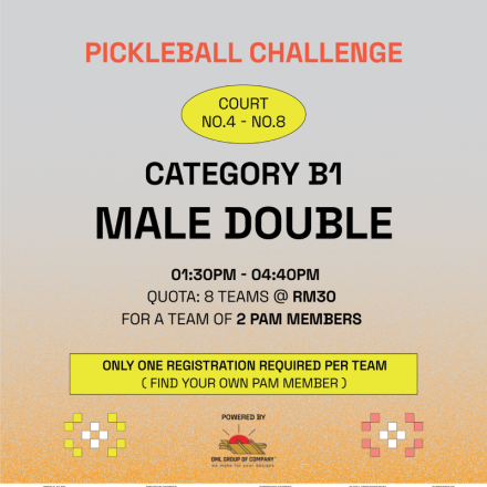 KLAF x DML Pickle Ball Challenge Category B – Female Double